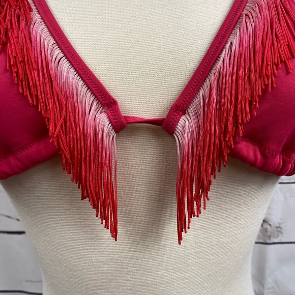 VS Pink Fringe‎ Swim Top - Picture 3 of 8